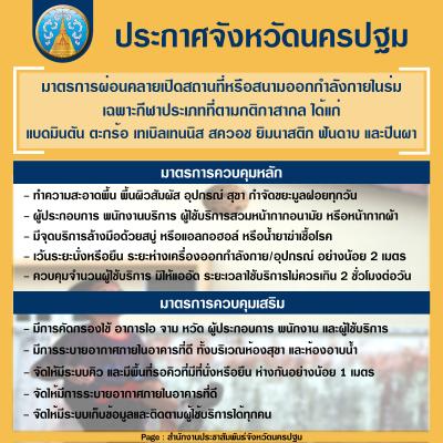 ประกาศจังหวัดนครปฐม ฉบับที่ 38