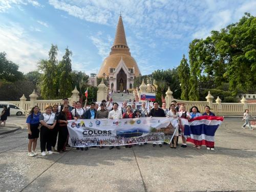 กิจกรรมชมรมสร้างสันวัฒนธรรมพื้นบ้านนานาชาติ (Colors International Folk Association : CIFA)  เส้นทาง ราชบุรี นครปฐม และสมุทรสงคราม ระหว่างวันที่ 6 - 11 มีนาคม 2568