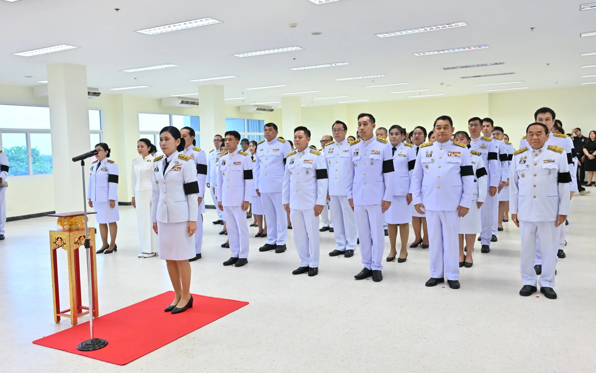 พิธีเนื่องในวันที่ระลึกคล้ายวันสวรรคต “พระบาทสมเด็จพระปรเมนทรมหาอานันทมหิดล พระอัฐมรามาธิบดินทร ประจำปี 2569” และกล่าวถวายราชสดุดีเบื้องหน้าเบื้องหน้าพระบร