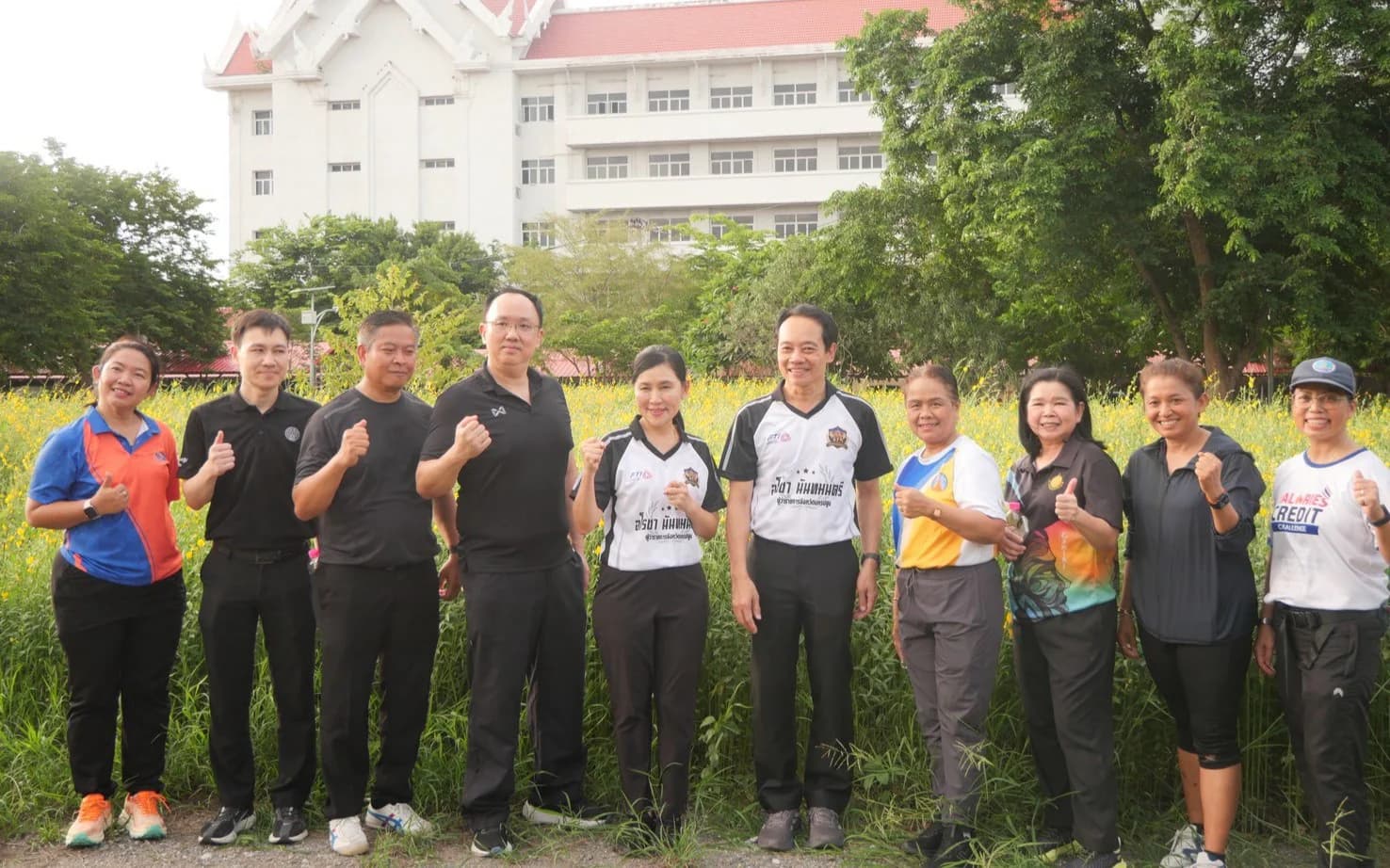 กิจกรรม “ผู้ว่าฯ พาออกกำลังกาย” ครั้งที่ 2 เดิน- วิ่ง เพื่อสุขภาพ สราญใจไปกับทุ่งปอเทือง